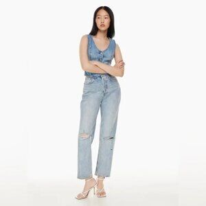 Aritzia Denim Forum The Joni High Rise Loose Jeans Size 29